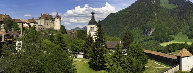Gruyères chocolate and cheese tour from Lausanne with Golden Pass train ride